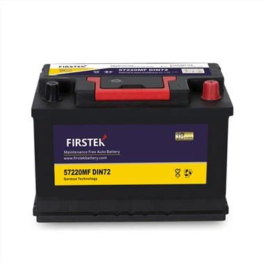 57220 DIN72 texnik xizmat ko'rsatmaydigan avtomobil akkumulyatori